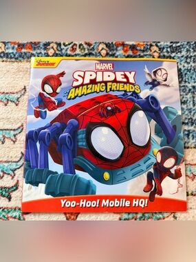 Marvel Spidey and His Amazing Friends Red & Blue Spider-Mobile HQ